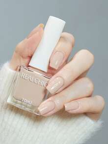 REALCHIC 10ml/件裸色指甲油，水性指甲油，快干，持久，可撕，女士和女孩美甲艺术，节日礼物 - 裸色 - 查看 6