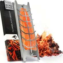 Rotatable Stainless Steel Flame Controller, Suitable For Fire Pit/Grill/Smoker. Multifunctional Salmon Grilling Plank, Easy To Clean And Carry, Ideal For Camping, Yard, Garden, Picnic And Beach Parties.