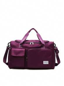 Sportowa torba na siłownię dla kobiet i mężczyzn, torba na ramię typu crossbody, z przegródką na buty i kieszeniami na rzeczy suche i mokre, trening fitness, joga, pilates, pływanie, plaża, bagaż, torba podróżna, torby damskie