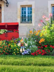 1/3/5pcs Halloween Scarecrow Decorations,Fall Harvest Scarecrow For Autumn, Standing Scarecrow For Garden, Home, Yard, Porch, Thanksgiving Decor - Multicolor - View 3