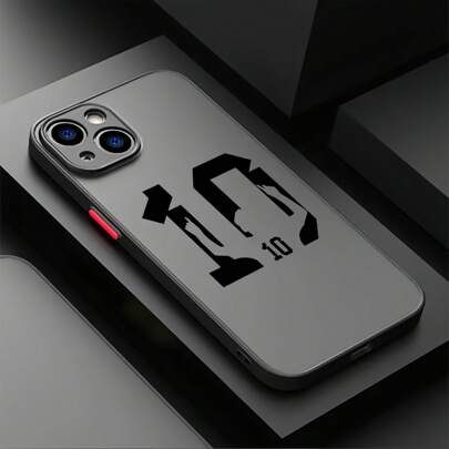 1pc Creative Soccer Player Graphic Soft Full Body Shockproof Phone Case Compatible With IPhone 17 16 15 14 13 12 11 Pro Max