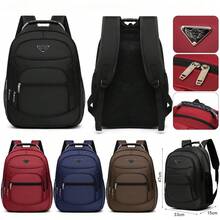 Mochila Executiva Para Notebook Reforçada Com 4 Zíperes e Alça Reforçada Unissex - Azul - Visão 2