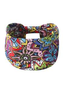 发带女式吸汗带 1 件几何图案波西米亚针织头带，四季发饰时尚发带秋季配饰