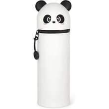 2-In-1 Soft Silicone School Case, Desk Pen Holder, With Zipper, Pencils, Pens, H 18.5 Cm - 白色 - 查看 1