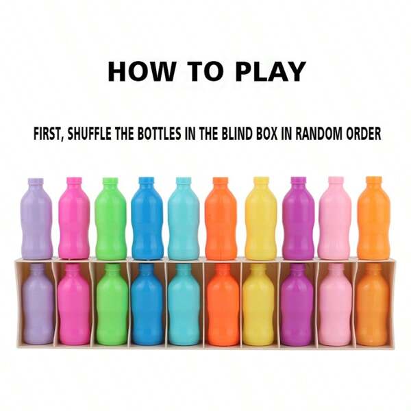 لعبة ذاكرة لون الزجاجة المضحكة، لعبة تحدي الذهن للمشروبات