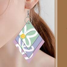 75 件未完成木制耳环套件包括 15 件木质耳环毛坯、20 件耳环钩、20 件开口跳环和 20 件耳环背面（钻石形）