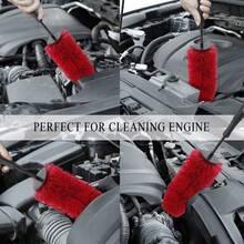 Car Wheel Rim Tire Cleaning Brush Soft Bristle Cleaner Non Scratch Auto Detailing Washing Tool