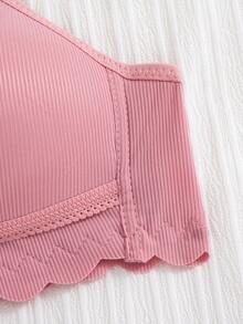 3pcs/Set Women Front Closure Wireless Comfortable Breathable Nursing Maternity Bras