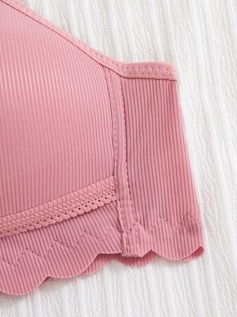 3 st/set kvinnor framstängning utan sladd bekväma andningsbara amnings- och gravidbehåar