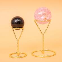 Multifunktionaler Metall-Ausstellungsständer, geeignet für Kristallkugel, Dinosaurier-Ei, hervorragend für Heimdekoration und einzigartige Geschenke, ideales Accessoire