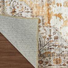 9x12 Area Rugs Living Room - Large Boho Stain-Resistant Rugs With Non-Slip Backing, Vintage Design Bedroom, Beige/Brown, Home Decor Floor - Yellow - View 5