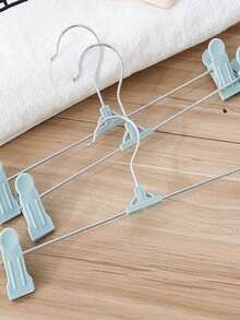 5pcs Multi-Function Adjustable Clothes Drying Rack Clips For Space Saving Laundry Solution, Versatile Garment Clip Set To Enhance Air Drying In Small Rooms, Balconies, Dorms, And Travel-Friendly Homes, Sturdy And Durable Clip Design With Adjustable Grip And Secure Hold, Lightweight, Easy To Attach And Remove, Ideal For Delicates, Active Wardrobe, And Daily Wear, Keeps Laundry Neat, Organized, And Efficient During Spring Season - Multicolor - View 6