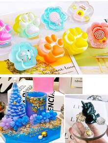 24 PIEZAS/SET 5ml 24 colores Colorantes líquidos transparentes para resina epoxi: Altamente concentrados, bajo olor, fácil de colorear, tintes para jabón DIY, pigmentos para decorar joyas y accesorios DIY