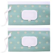 2pcs Baby Wipes Dispenser, Portable Refillable Wipes Holder, Baby Wipes Container, Wipes Dispenser, Reusable Travel Wipes Pouch - Multicolor - View 13