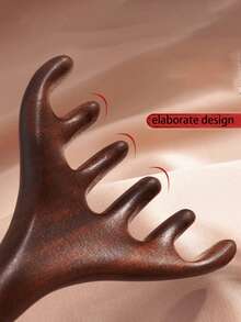 1pc Scalp Massager, Scraping Back Massager, Head Scraper, Portable Handheld SPA Head Massager, Compact And Easy To Carry, For Relaxing The Body, Deep Relaxation, Travel Supplies Essential, Back To School Supplies Essential!