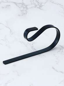 1pc Durable Metal S-Shaped Hook No Drill Wall Hanger Fireplace Hook Desk Edge Multi-Purpose Metal Hook For Home Organization And Space Saving, Ideal For Entryway, Living Room, Bedroom, Office, Kitchen, Mantel, And Workspace, Heavy Duty Mounting On Various Surfaces, Easy Quick-Grab Accessory Holder, Neat And Clutter-Display, Versatile Storage Solution For Coats, Bags, Hats, Keys, Tools, Towels, And Accessories - Multicolor - View 6