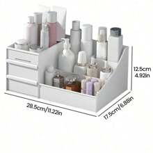 Makeup Organizer Box, Desktop Storage Stand, Rotating Pen Holder For Office Supplies And Cosmetic Brushes