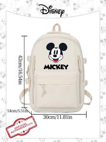 Disney 1pc Official Licensed | Cartoon Print Backpack | Large Capacity Laptop Compartment | Casual Daypack | Sports Bag | Cartoon Backpack | Rucksack | Schoolbag | Ideal For Men/Boys/Students/Teens/Graduates, Suitable For Daily Use, Outdoor, Travel, Shopping, Back To School, Travel Bags - Multicolor - View 6