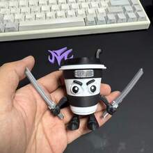 3D打印Tungtungsahur和Tralalo鲨鱼手工制作爆炸Tung臂可移动手工制作 - 彩色 - 查看 9