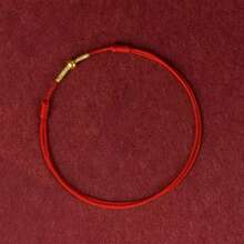 1pc Lucky Transport Beads Red Rope Handmade Bracelet For Women Men Couples Protection Jewelry