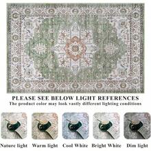 9x12 Area Rugs Living Room - Large Boho Stain-Resistant Rugs With Non-Slip Backing, Vintage Design Bedroom, Beige/Brown, Home Decor Floor - Sage - View 2