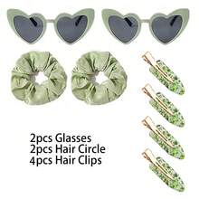 Satin Brautjungfer Haargummis Set mit 12 Haargummis für Junggesellenabschied, Party Brillen, Brautduschegeschenke, Geschenkideen für Hochzeitspartys, Brautjungfernvorschlag Geschenke ohne Haarschäden - Verschiedenfarbig - Übersicht 7