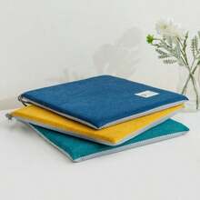 1pc Office Chair Cushion With Strap And Anti-Slip, Thickened Rebound High-Density Sponge Seat Pad For Long Sitting Without Sinking, Zipper For Easy Washing, Set Can Be Machine Washed, Nordic Simple Style, Patio Wicker Chair, Windsor Chair, Living Room Outdoor Yard Furniture Chair Mat Seat Cushion Chair Pillow Cushions Gaming Chair