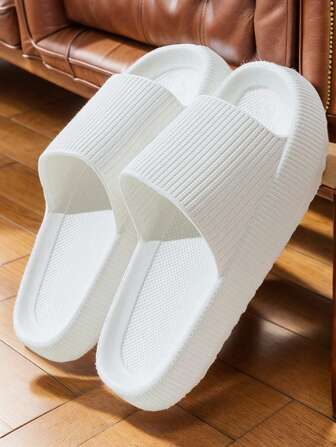 Zapatillas de casa para mujer de cuatro estaciones, de material EVA, antideslizantes, con suela blanda y transpirable, de dedo abierto y desodorante, apropiadas para playa, vacaciones, deportes y baño familiar