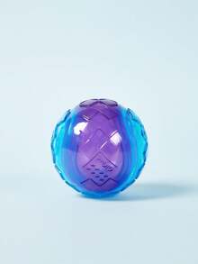 PETSIN 1Pc Unbreakable Rubber Dog Ball - Exciting Squeak, Perfect For Outdoor Adventures - Suitable For Small And Large Breed Puppies - Blue - View 3