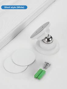 2pcs/Set Soft Magnetic Door Stop - Easy Installation, Adhesive Mounting | No Drilling, Suitable For Home & Office