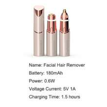 Conduroma Conduroma Eyebrow Hair Trimmer: Rechargeable Facial Hair Removal Device For Removing Unwanted Peach Fuzz From Lips Chin Neck As Well As Shaping Eyebrows