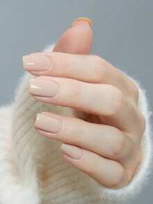 REALCHIC 10ml/件裸色指甲油，水性指甲油，快干，持久，可撕，女士和女孩美甲艺术，节日礼物 - 裸色 - 查看 7