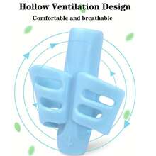 1 pièce/2 pièces Outil d'écriture à double prise en silicone, correcteur de posture d'écriture, prise de stylo en silicone souple et colorée pour enfants, étudiants, dispositif de correction de la posture d'écriture, protecteur de doigt