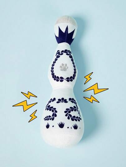 PETSIN Funny Cute Durable Unique Dog Plush Toy With Squeaker For Small Medium Dogs - Cute Dog Gifts For Dog Birthday - Cute Dog Toy With Squeaky