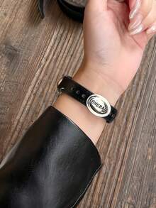1 女式夏季度假风格，美式时尚皮革表带，适用于 Band 8 Pro/9 Pro、8/8 NFC/9/9 NFC/10/10 NFC、适用于 Mi Band 3/4/5/6/7、适用于 Redmi Watch4/Watch5 - 黑色 - 查看 6