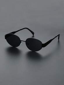 1/4件装金属几何全框经典时尚眼镜，适合返校、音乐节、海滩派对、钓鱼、驾驶、高尔夫等场合。 - 彩色 - 查看 3