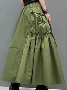 Women Skirts - Green - View 3