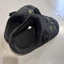 Comfortable Winter Cartoon Dachshund Plush Slippers - Soft Warm Home Shoes With Fabric Sole, Hand Washable, Unisex Slippers For Men And Women