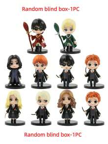 Harry Potter! Harry Potter Popular Dolls And Character Models Decorative Ornaments, Random Blind Box Decorations Small Gifts. Suitable For Birthday Gifts, Valentine's Day Gifts, Creative Gifts, Anniversaries, Graduation Season, Thanksgiving, Independence Day, Christmas, Halloween Gifts, Gifts For Friends, Family And Best Friends - Multicolor - View 13