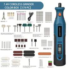 Rechargeable Electric Grinder, 7.4V High Power Sander, Wireless Rotary Tool With Battery-Powered Adjustable Carving Pen For Polishing And Engraving, Perfect Christmas Gift For Friends And Family - Multicolor - View 12