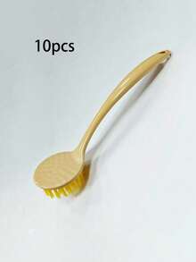 长柄厨房清洁刷塑料锅碗瓢盆砧板清洁剂不易粘油挂式炉灶清洁刷 - 彩色 - 查看 10