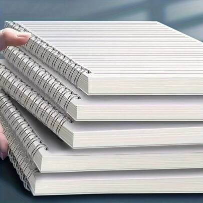 Promotion School Supplies PP Clear Cover Notebook Blank Notepad Square A4 A5 B5 A6 Spiral Notebooks Horizontal Grid Blank Notebook Paper Notebook Spiral Notebooks For Students
