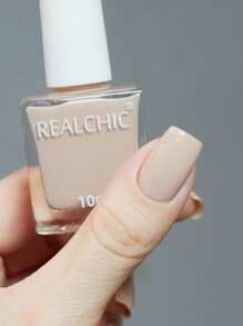 REALCHIC 10ml/件裸色指甲油，水性指甲油，快干，持久，可撕，女士和女孩美甲艺术，节日礼物 - 裸色 - 查看 2
