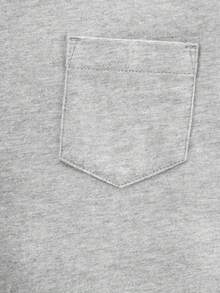 ¡RecomendadoSimple Joys by  Paquete de 3 Camisas de Manga Larga Camisa para Niños¡Top de Temporada - Verde aguamarina/gris/azul marino - Ver 3