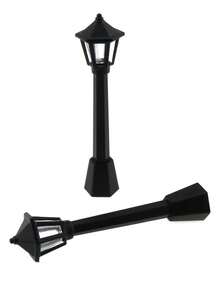 5pcs Mini Micro Christmas Street Light Models For Indoor And Outdoor Decoration Micro Landscape Garden Lighting Accessories, Creative Ornaments For Holiday Home Decoration And Scene Design ﻿ Christmas Decorations Room Decor Winter