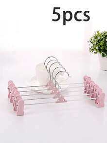 5pcs Multi-Function Adjustable Clothes Drying Rack Clips For Space Saving Laundry Solution, Versatile Garment Clip Set To Enhance Air Drying In Small Rooms, Balconies, Dorms, And Travel-Friendly Homes, Sturdy And Durable Clip Design With Adjustable Grip And Secure Hold, Lightweight, Easy To Attach And Remove, Ideal For Delicates, Active Wardrobe, And Daily Wear, Keeps Laundry Neat, Organized, And Efficient During Spring Season - Multicolor - View 12