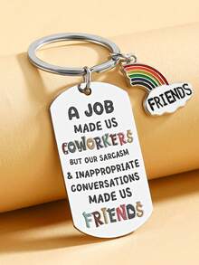 Farewell For Colleagues Best Colleague Keychain For Women Thank You For Colleagues Birthday Retirement Thanksgiving Keychain Suitable For Colleagues Car Accessories Bag Charm School Cute Goth Y2k Christmas Gift Ideas Bag Accessories Lanyards With Id Holder Car Accessories Bag Charms - Multicolor - View 11