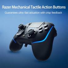 RAZER Phantom Wolf Warrior V2 Professional Edition Wireless Game Controller PS5/PC Universal Hall Electromagnetic Trigger Zero Dead Zone Four Back Button Macro Programming E-Sports Grade Joystick Six-Axis Somatosensory - الأسود - مشاهدة 2
