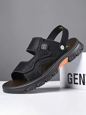 Men's Sandals Dual-Use Casual Breathable Waterproof Anti-Slip Beach Shoes