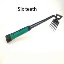 1 件锰钢园艺和除草工具 - 手动园艺耙，配备符合人体工程学的绿色和黄色手柄，可轻松去除土壤和杂草，两用手动除草铲，适用于园艺任务，手动园艺工具 | 符合人体工程学的园艺工具 | 重型园艺工具 - 彩色 - 查看 14